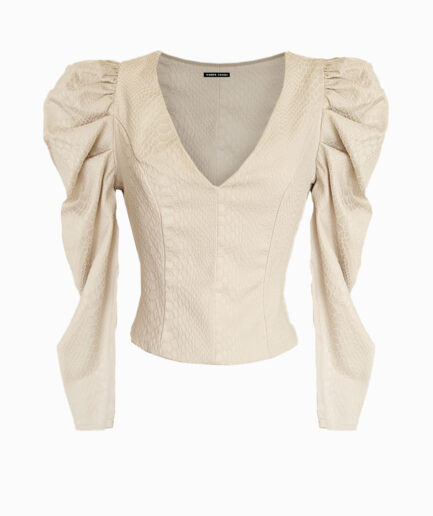 BLUSA CROPPED ABULLONADA